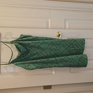 Size XL green satin dress BHM line at target